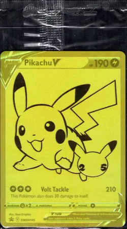 Pikachu V - Promo SWSH: Sword & Shield Promo Cards SWSH145 NM (SEALED) - Image 1