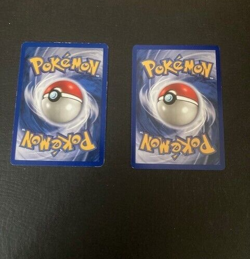 2 x POKEMON CARDS BASE SET 1999-TRAINER-POKEMON CENTER 85/102-SHADOWLESS &SHADOW - Image 2