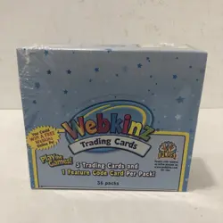 Webkinz Trading Card Game TCG Booster Box (36 Packs) New Sealed - Image 1