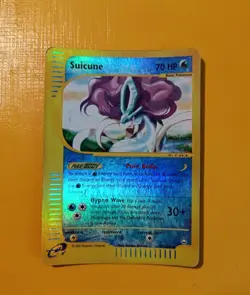 Pokemon card - Suicune aquapolis 37/147 REVERSE HOLO -no shining no Crystal - Image 1