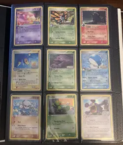 Pokemon TCG Card Lot Ex Crystal Legend Maker Ex Team Rocket Binder Collection - Image 1