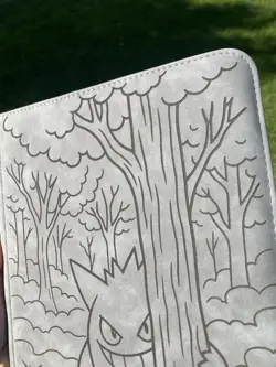Laser Engraved Gengar Pokemon Card Binder! Made To Order! - Image 3