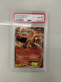2014 Pokemon XY Charizard EX Flashfire PSA 10 Gem Mint Card - Image 1