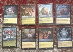 Disney Lorcana Foil Card Lot of 8 - Image 1