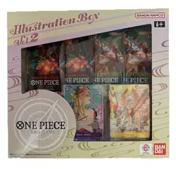2025 Bandai OP One Piece Illustration Box V2 Vol 2 Trading Cards In Hand - Image 1