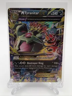 Pokemon M Tyranitar EX Holo 43/98 Ancient Origins Trading Card NM - Image 1