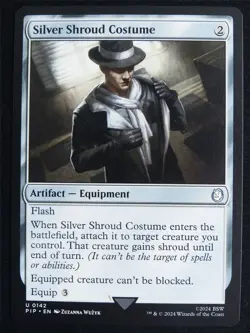 Silver Shroud Costume - PIP - Mtg Card #4M7 - Image 1
