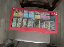 Pokemon Prismatic Evolutions 8 Mini-Tins with Promo Cards Costco 2-Pack - Sealed - Image 1