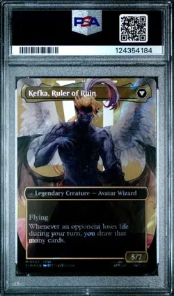 PSA 10 GEM MT Kefka Court Mage Ruler of Ruin Surge Foil 543 | MTG Final Fantasy - Image 2