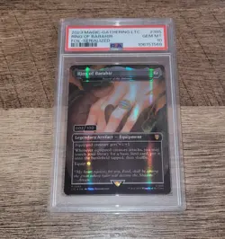MTG LOTR (Ring of Barahir - Sword of the Animist) Serialized 002/100 PSA 10 - Image 1