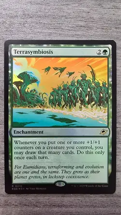 Terrasymbiosis (Rare Foil) #210 Edge of Eternities MTG NM - Image 1