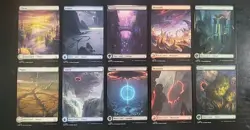 Full Art Land Set March of the Machine MOM (1 of each 282-291) - Image 1