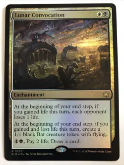 MTG Bloomburrow Lunar Convocation Foil 0223 NM Rare - Image 1