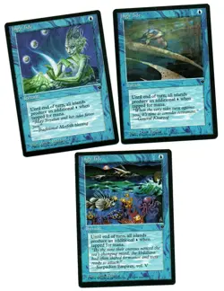 3x MTG High Tide - Fallen Empires - 18a, 18b, 18c - LP - Single Owner - Image 1