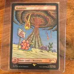 Mountain, Full Art Foil - 1942, Spongebob Squarepants Secret Lair Drop, NM - Image 1