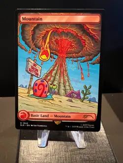 MTG Mountain-Secret Lair x Spongebob SET:SLD #1942 - Image 1