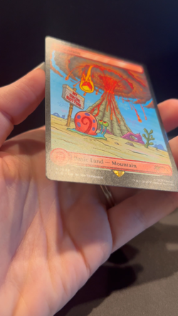 MTG Mountain-Secret Lair x Spongebob SET:SLD #1942 - Image 2