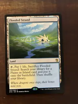 MTG Flooded Strand Khans of Tarkir 233/269 Regular Rare - Image 3