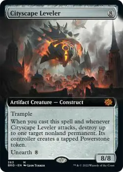 1x Cityscape Leveler - Extended Art Light Play MTG Magic - Kid Icarus - - Image 1