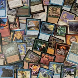 Magic the Gathering Karten Sammlung 100 alte Karten ab 1993 OHNE STANDARDLANDER - Image 1