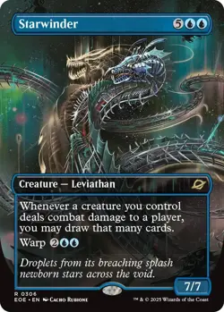 MTG Foil - Starwinder (0306) (Borderless) - 306 / NM / English - Image 1