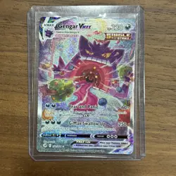 Pokemon TCG Gengar VMAX Fusion Strike 271/264 Holo Secret Rare - Image 1