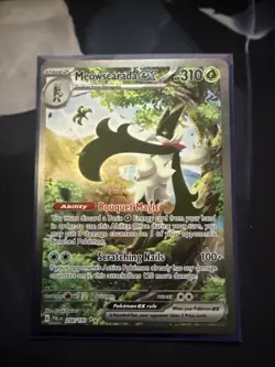 Pokemon TCG Meowscarada EX 256/193 Paldea Evolved Special Illustration Rare Holo - Image 1