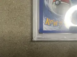 2022 Pokemon FA/Charizard Brillant Stars PSA 8 Error Miscut Alignment dot - Image 3