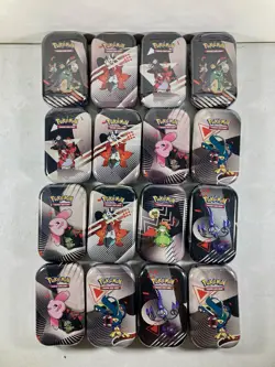 (LOT OF 16) Pokemon TCG Black Bolt & White Flare Mini Tins w/Display Boxes NEW! - Image 4