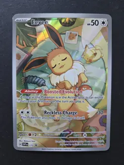 Pokemon TCG Eevee 173 Holo Promo Prismatic Evolutions Excellent Condition - Image 1