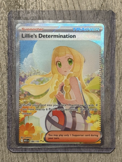 Pokemon Lillie’s Determination SIR 184/132 ENGLISH NM Mega Evolution - Image 1