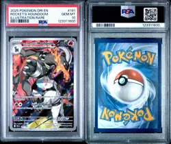 2025 POKEMON DRI EN-DESTINED RIVALS #191 TEAM ROCKET'S HOUNDOOM PSA 10 - Image 3