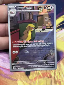 Pokemon Mega Evolution Gumshoos Illustration Rare 153/132 - Image 1