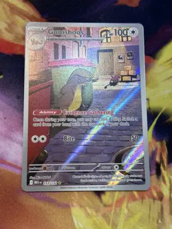 Pokemon Mega Evolution Gumshoos Illustration Rare 153/132 - Image 3
