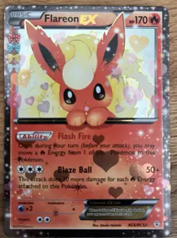 Pokemon TCG Flareon EX RC6/RC32 Generations - Image 1