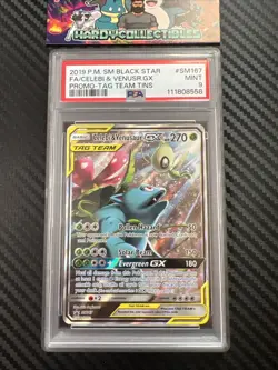 Celebi & Venusaur GX #SM167 Pokemon Promo PSA Grade 9 Free Shipping! - Image 1