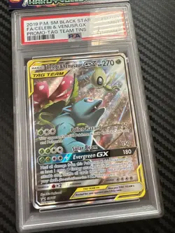 Celebi & Venusaur GX #SM167 Pokemon Promo PSA Grade 9 Free Shipping! - Image 2