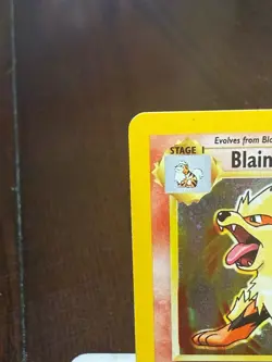 Pokemon TCG Blaine's Arcanine Gym Challenge 1/132 Holo Unlimited Rare 1st Ed NM - Image 3
