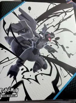 Pokemon TCG Black Bolt Binder & White Flare Sticker Collection SIR Holo Rare Lot - Image 1