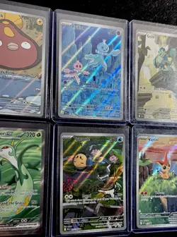 Pokemon TCG Black Bolt Binder & White Flare Sticker Collection SIR Holo Rare Lot - Image 4