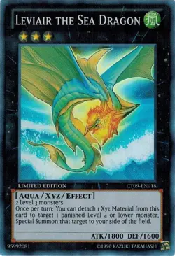 Yugioh! LP Leviair the Sea Dragon - CT09-EN018 - Super Rare - Limited Edition Li - Image 1