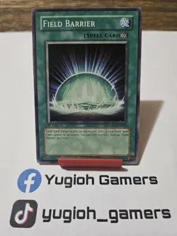 Yu-Gi-Oh Field Barrier FOTB 1st Edition Common Light Played - Image 1