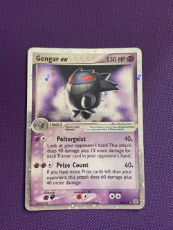 Pokemon Gengar EX 108/112 Holo Card Fire Red Leaf Green Good Condition 🔥 - Image 1