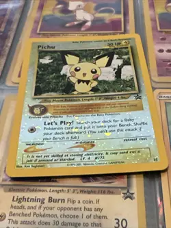 Pokemon TCG Pichu Black Star Promos Reverse Holo Card 35 - Image 1