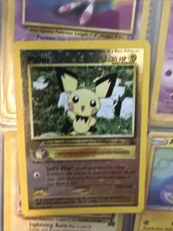 Pokemon TCG Pichu Black Star Promos Reverse Holo Card 35 - Image 2
