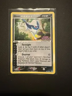 Absol 18/110 Ex Holon Phantoms Rare Non Holo Pokemon Card - Image 1