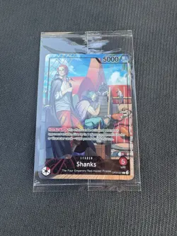 2015 One Piece Shanks Leader PSA Promo Card Exclusive OP09-001 Sealed - Image 1