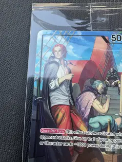 2015 One Piece Shanks Leader PSA Promo Card Exclusive OP09-001 Sealed - Image 2
