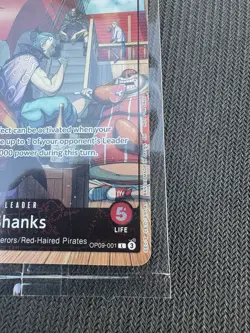 2015 One Piece Shanks Leader PSA Promo Card Exclusive OP09-001 Sealed - Image 4