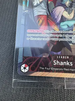 2015 One Piece Shanks Leader PSA Promo Card Exclusive OP09-001 Sealed - Image 5